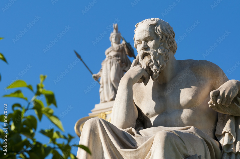 classic statue Socrates