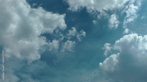 1920x1080 25 Fps. Very NiceClouds on Blue Clean Sky Time Lapse Video. photo