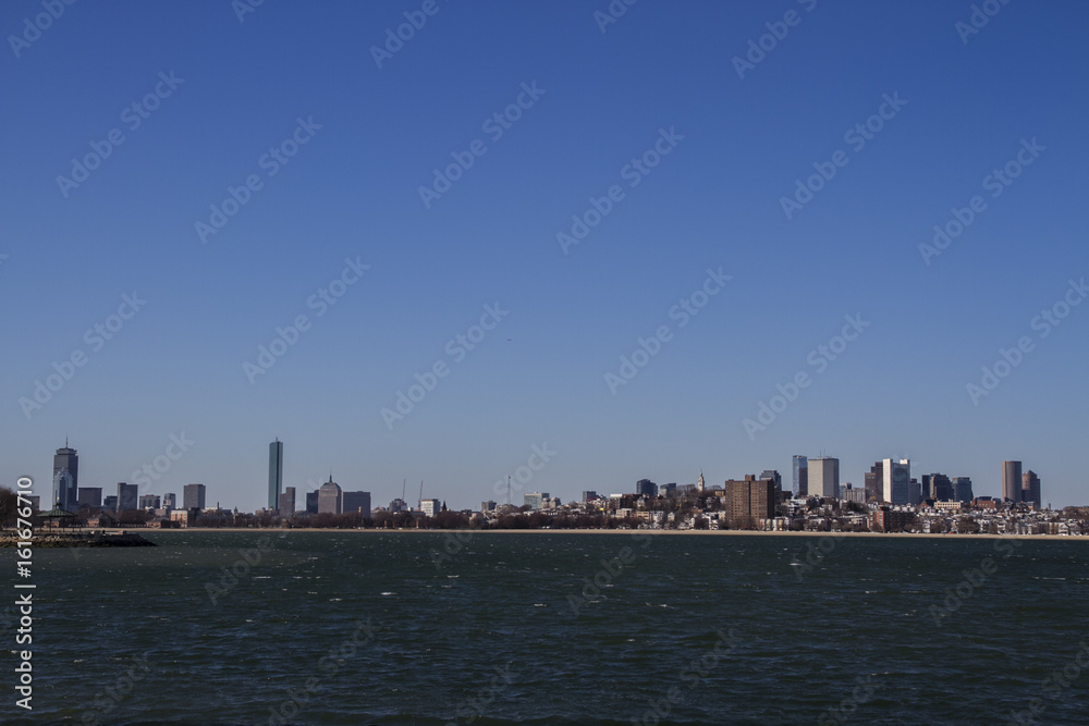 Boston Skyline from the John F. Kennedy Presidential Library and Museum