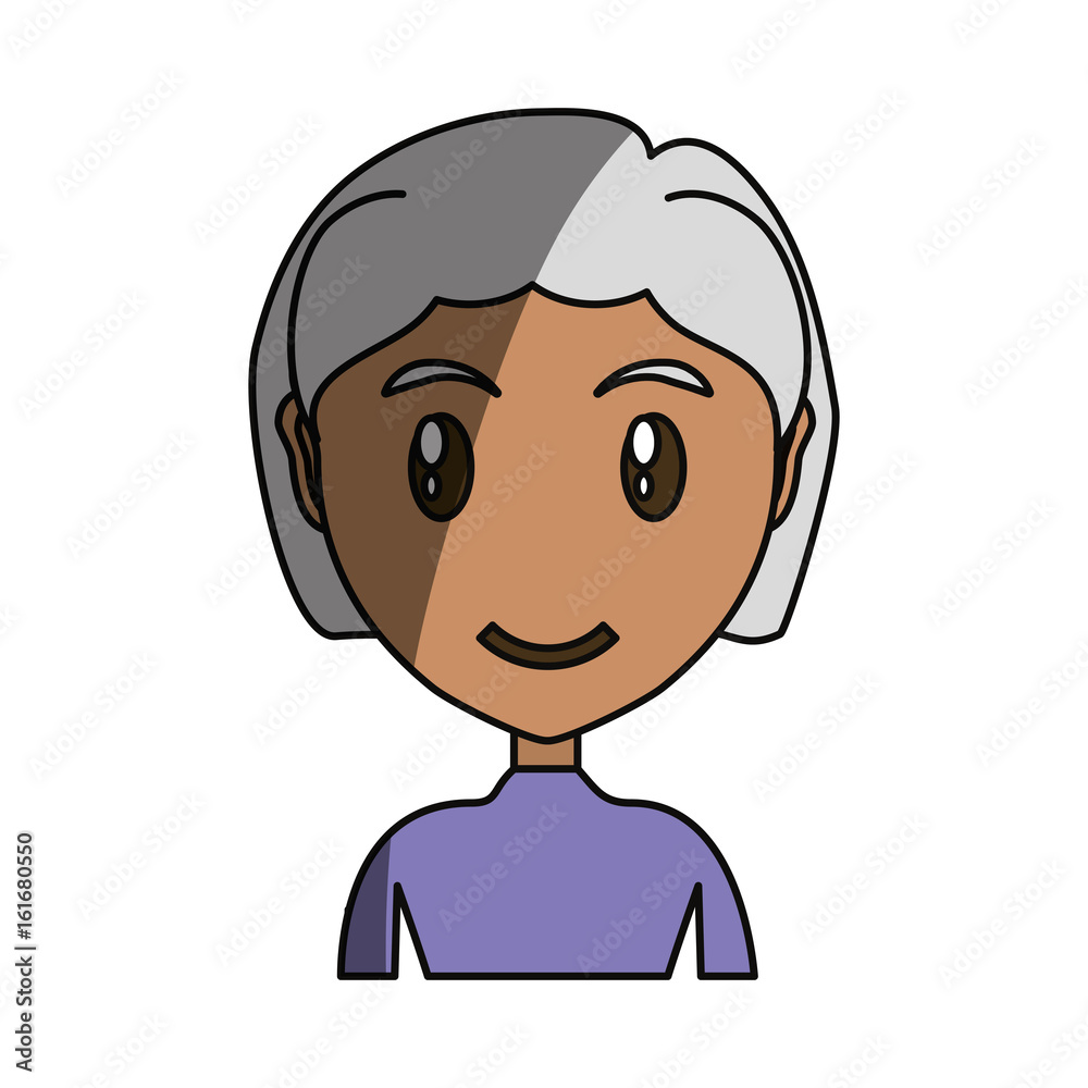 Adult woman cartoon icon vector illustration graphic design Adult woman cartoon icon vector illustration graphic design