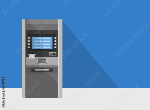 ATM machine in bank or office  photo
