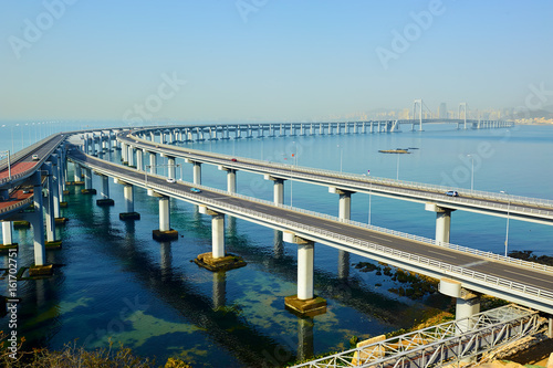 The Dalian Xinghai bay cross - sea bridge © 孝通 葛