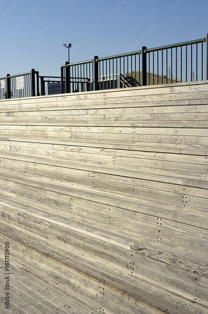 Naklejka premium ウッドデッキ