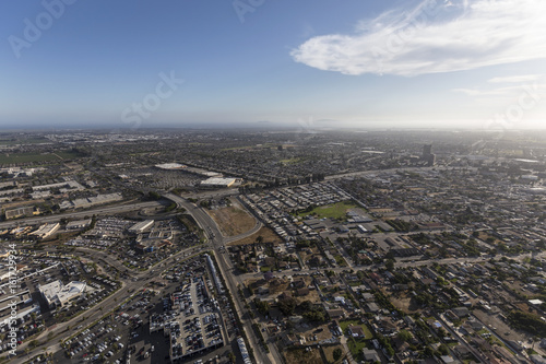 Aerial view of Oxnard and Ventura in Southern California. © trekandphoto