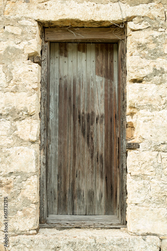 rustic wooden window