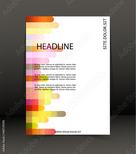 Abstract background for brochure, cover. Template for the poster. Vector.