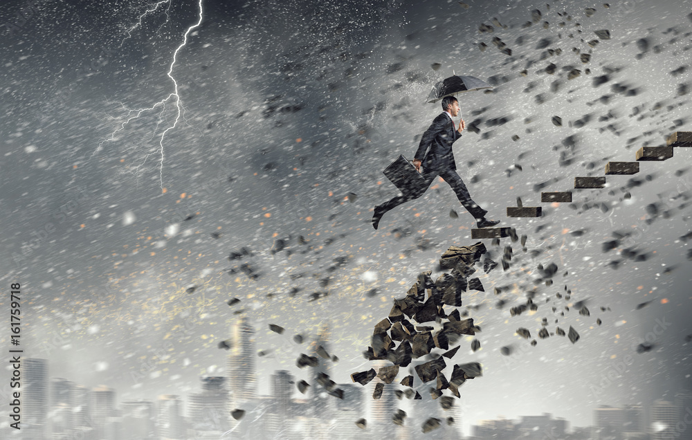 Obraz premium Any step maybe the last