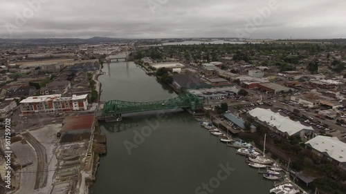 Drone shot of Alameda