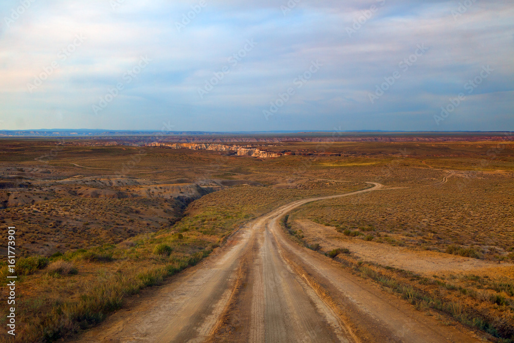 Desert Dirt Road to Coalmine Canyon
