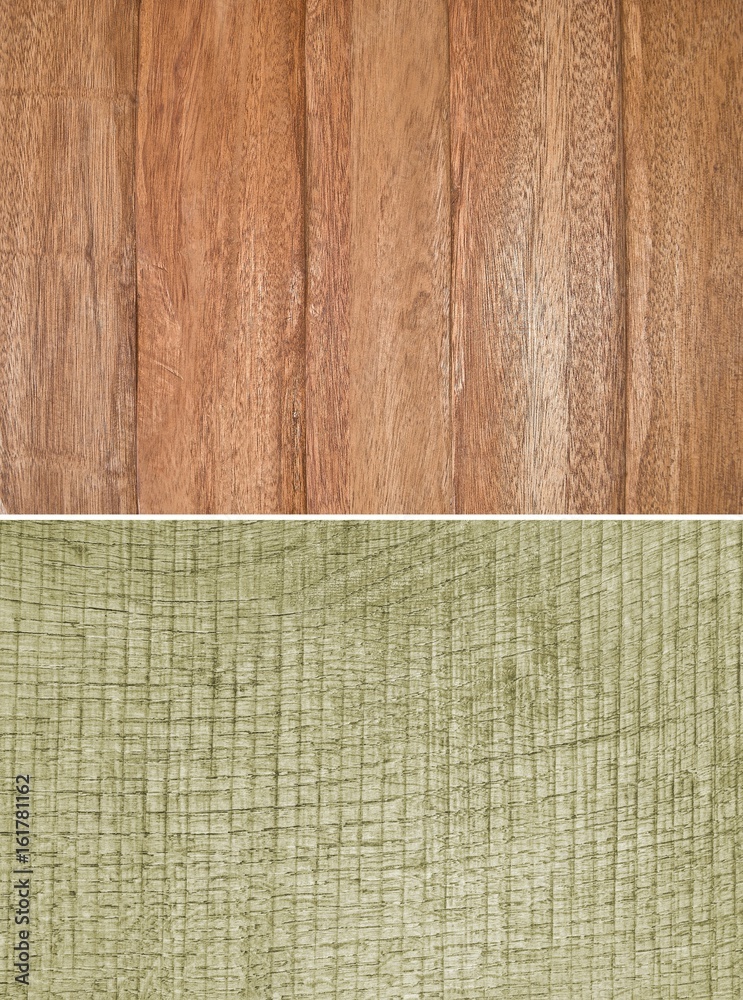Fototapeta premium Wood texture. Lining boards wall. Wooden background. pattern. Showing growth rings. set