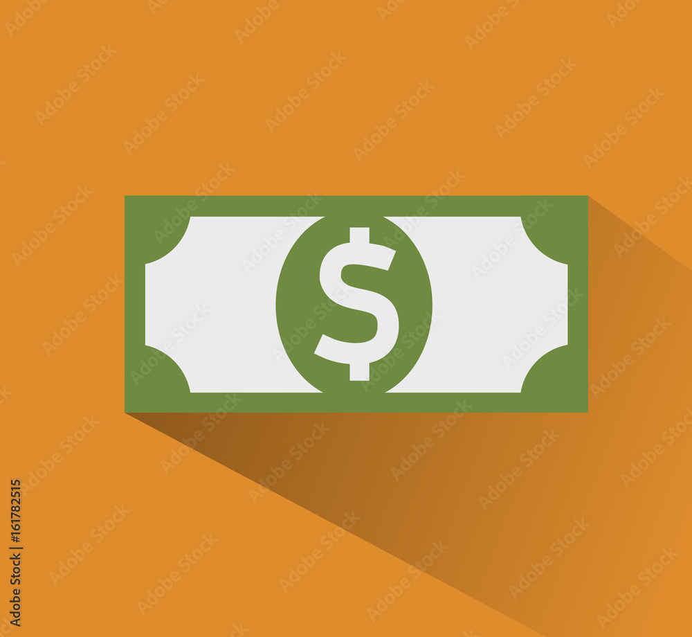 Dollar icon. Flat design style modern vector illustration. Dollar icon. Flat design style modern vector illustration.