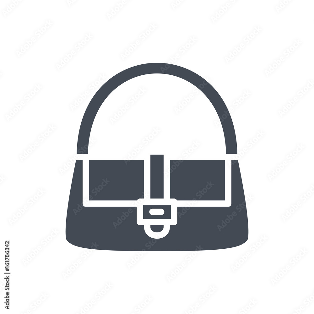 Women hand bag accessory silhouette icon Women hand bag accessory silhouette icon