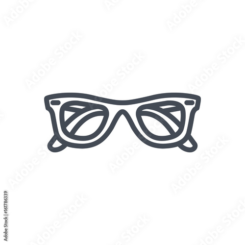 Glasses Sun accessory line icon
