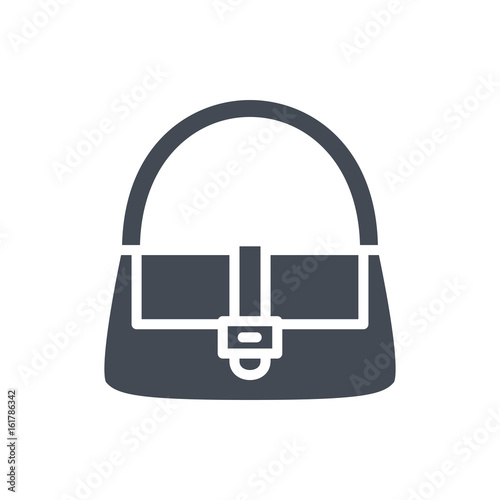 Women hand bag accessory silhouette icon