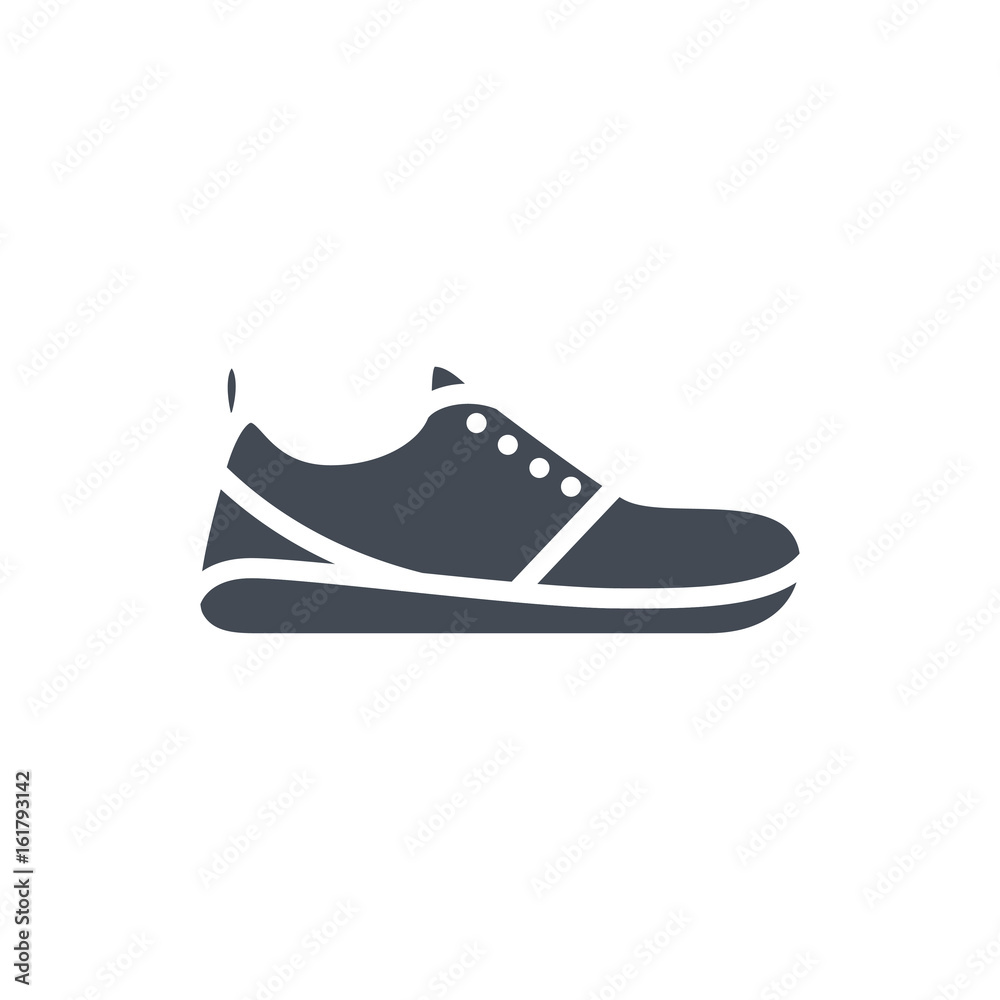 Men shoes sneakers clothes silhouette icon Men shoes sneakers clothes silhouette icon
