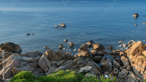 Beautiful Stone Sea Scenery Background