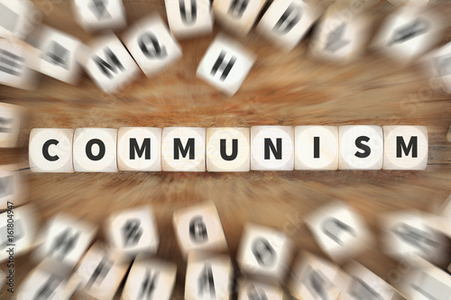 Fotografi Communism socialism politics financial money economy dice business concept