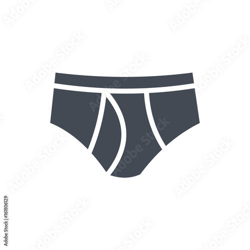 man panties underwear silhouette icon