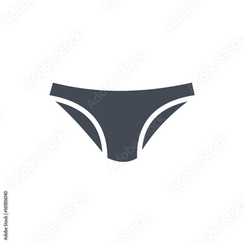 Women panties underwear silhouette icon