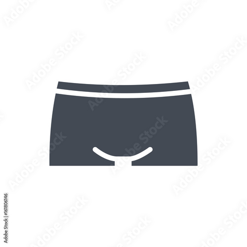 Women panties silhouette icon 