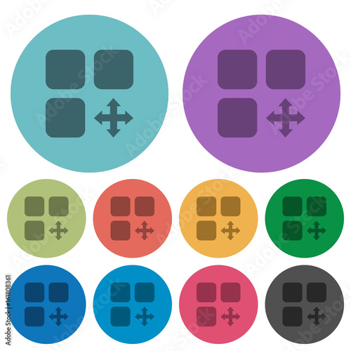 Move component color darker flat icons