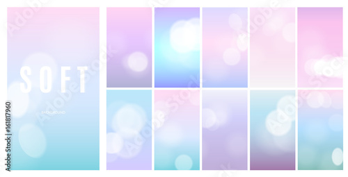 Creative soft color background design