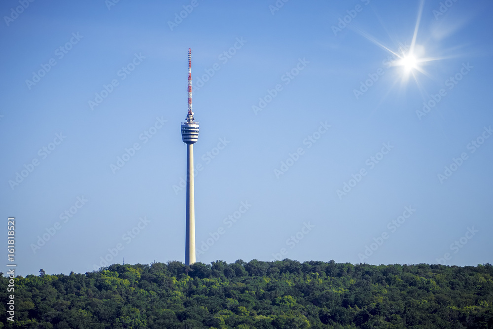 television radio tower in Stutgart Germany