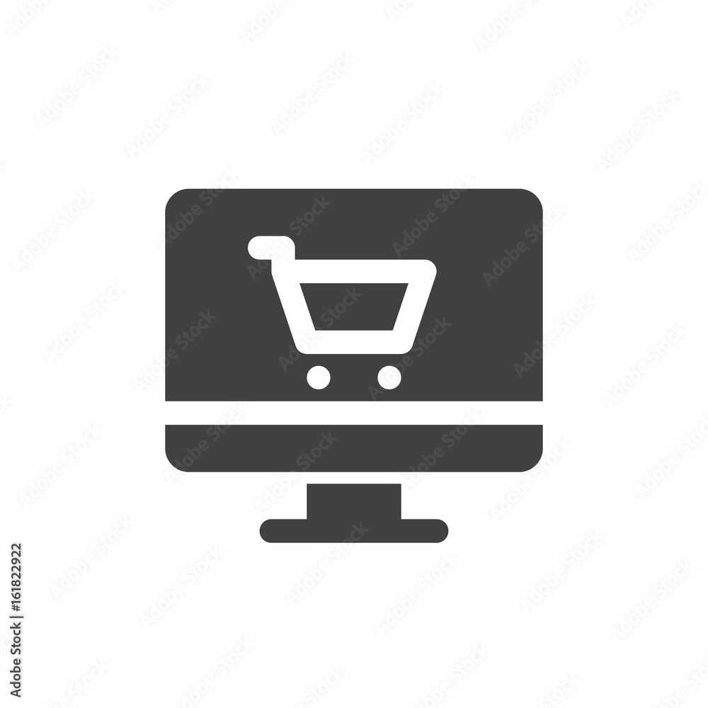 Internet store icon vector, filled flat sign, solid pictogram isolated on white. Online shopping symbol, logo illustration. Pixel perfect Internet store icon vector, filled flat sign, solid pictogram isolated on white. Online shopping symbol, logo illustration. Pixel perfect