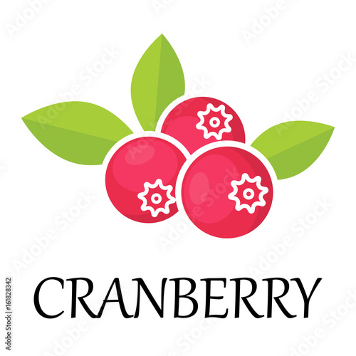 cranberry with text