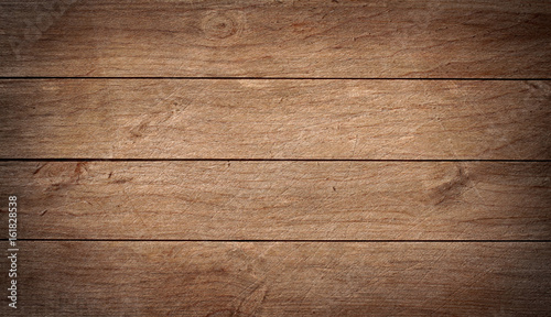 Brown wood texture with natural pattern. Wooden planks background