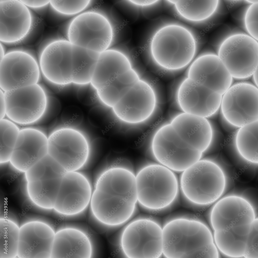 Abstract microscopic cell seamless grey pattern design
