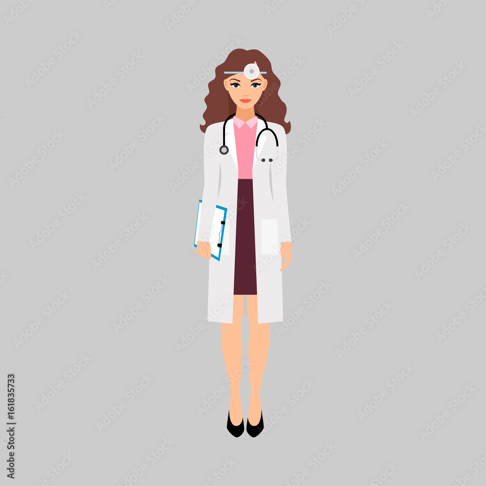 Female character of endocrinologist Female character of endocrinologist