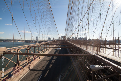 Brooklyn Bridge: view of vehicle roadway © Pineapples
