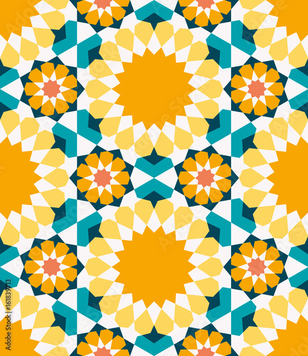 Ornamental seamless pattern. Vector abstract background.