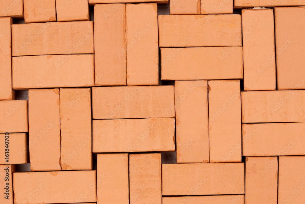 Obraz premium Quadratmuster mit Ziegel