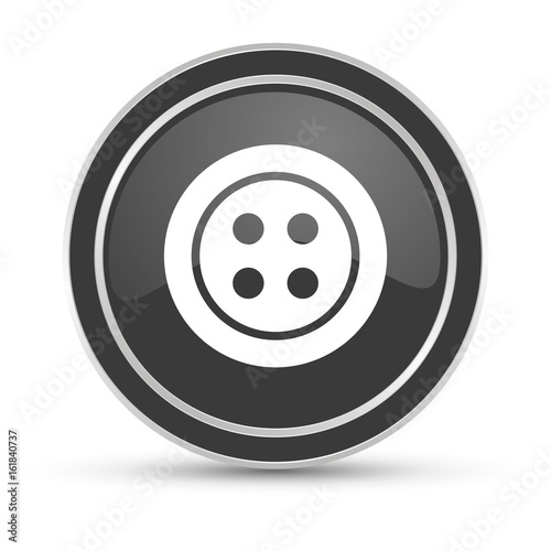 Schwarzer Button - Knopf