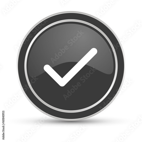 Schwarzer Button - Haken