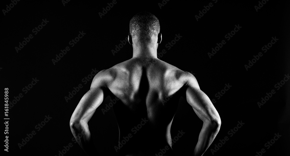 Fototapeta premium Back and Black