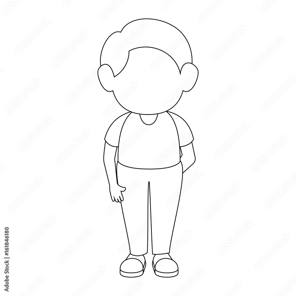 boy stand up icon vector illustration graphic design boy stand up icon vector illustration graphic design