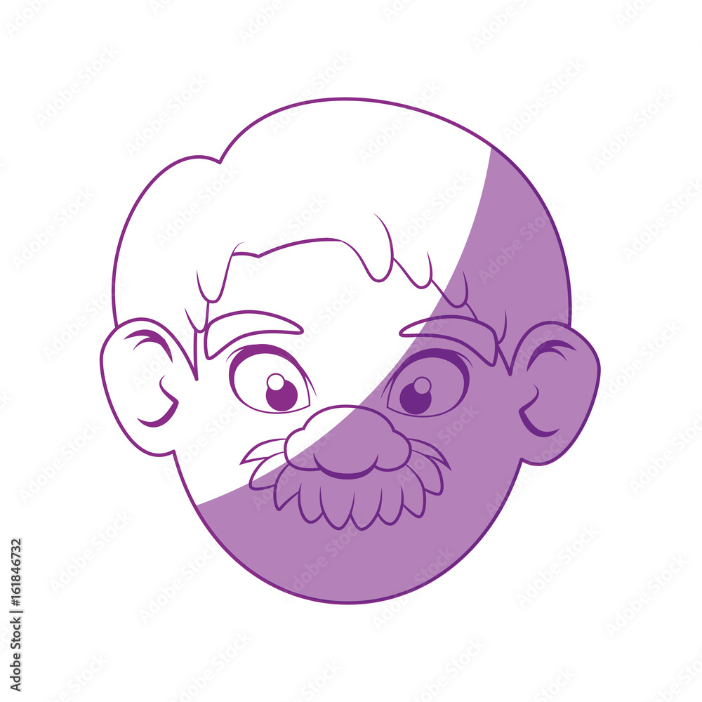 old man face icon vector illustration graphic design old man face icon vector illustration graphic design