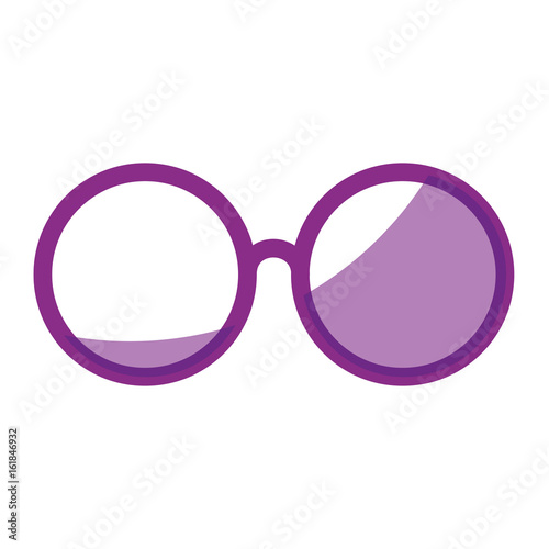 isolated cute glasses icon vector illustration graphic design