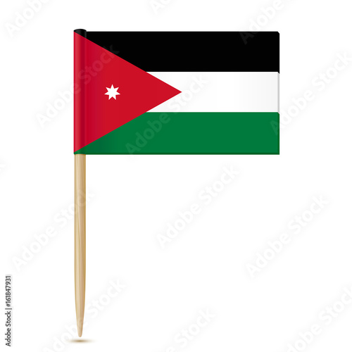 Jordan flag toothpick