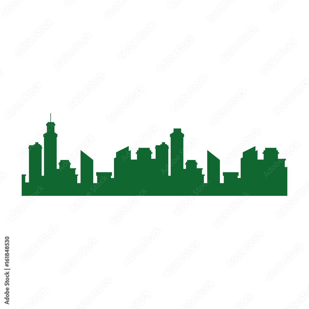 isolated city view icon vector illustration graphic design
