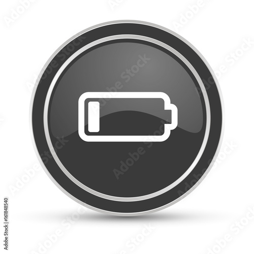 Schwarzer Button - Batterie leer
