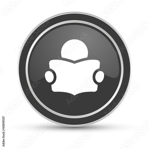 Schwarzer Button - Leser