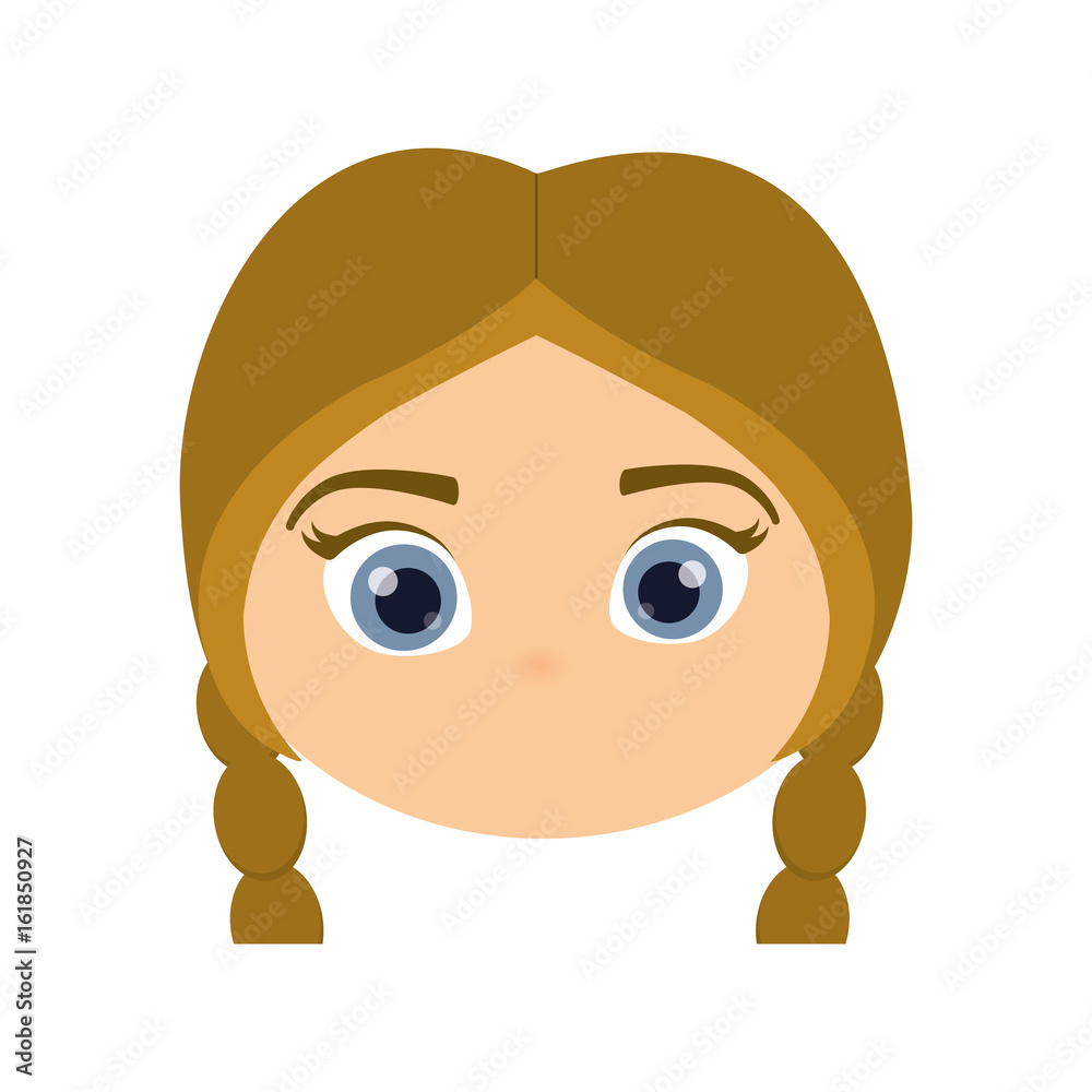 cartoon woman icon over white background colorful design vector illustration cartoon woman icon over white background colorful design vector illustration