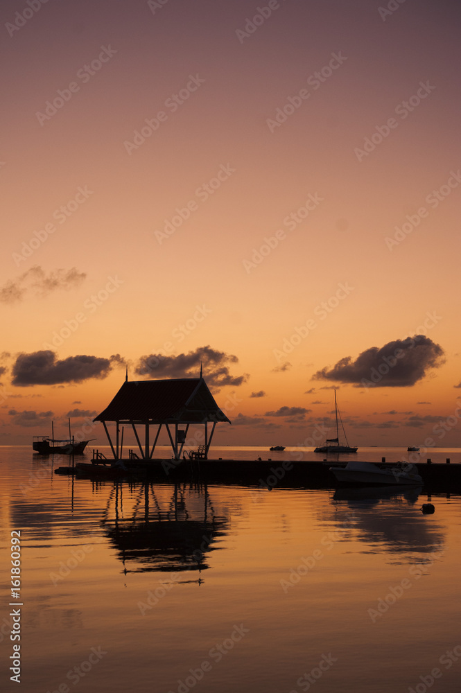 mauritius sunset