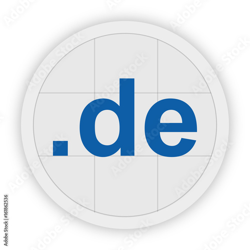 Icon Schaltfläche - .de Domain