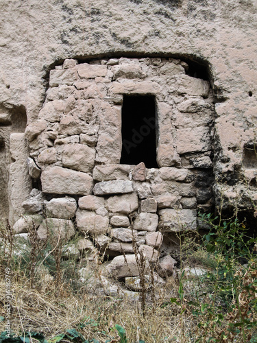 Details of houses in Zelve Open Air Museum - Cappadocia