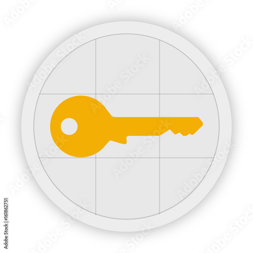 Icon Schaltfläche - Schlüssel - Sicherung